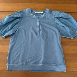 Marie Oliver Kaison Puff Sleeve Top Women's Size XL